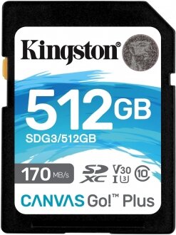 Kingston Canvas Go! Plus 512 GB (SDG3/512GB) SD kullananlar yorumlar